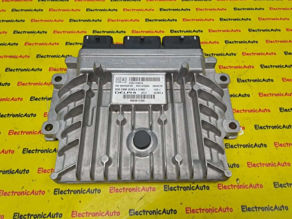 Calculator Motor PEUGEOT 407, 9663612380, 9663548180, R0413C006A,