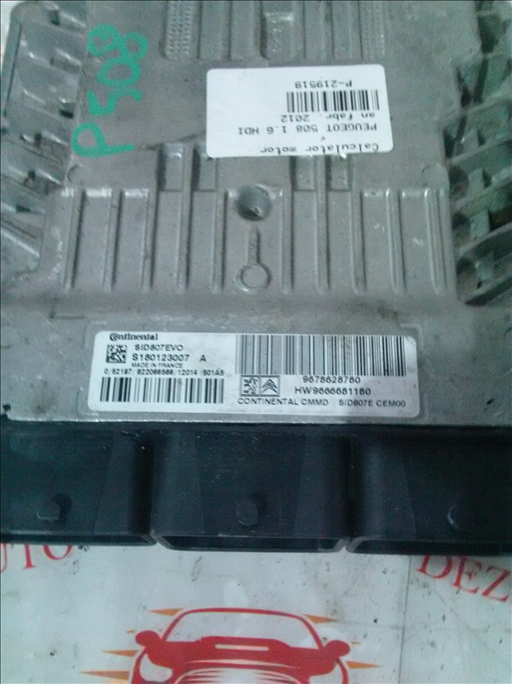 Calculator motor PEUGEOT 508 1.6 HDI an fabr. 2012