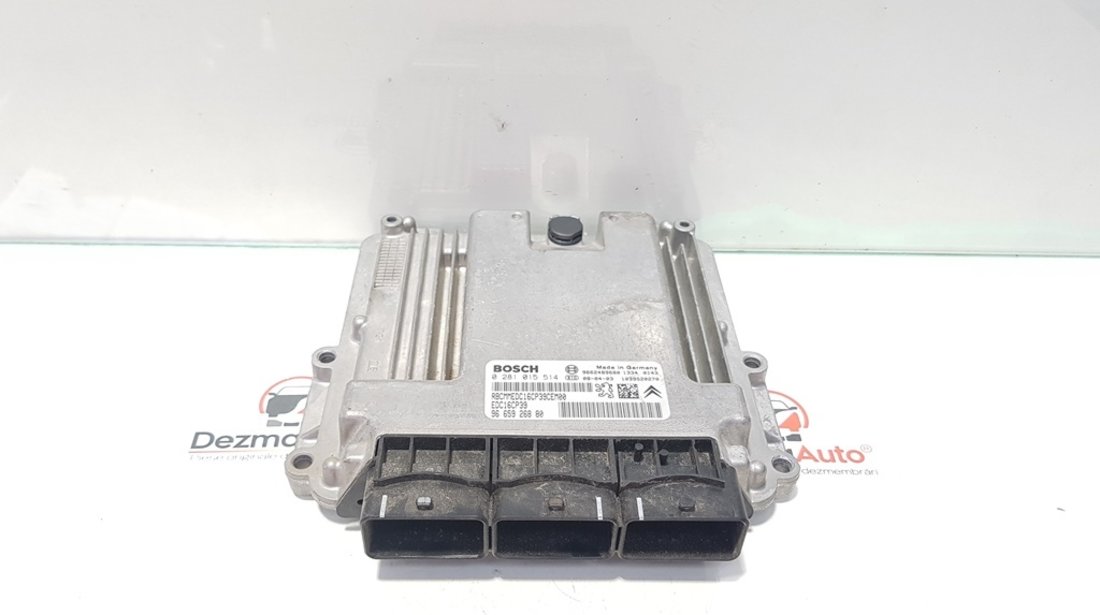 Calculator motor, Peugeot 607, 2.2 hdi, 4HT, cod 9665926880, 0281015514