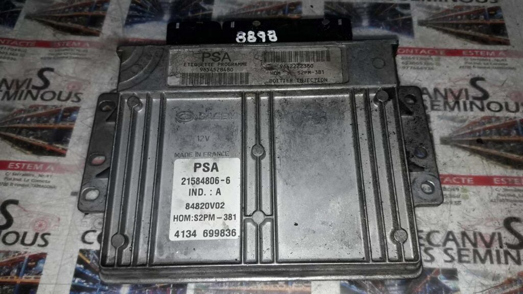 Calculator Motor PEUGEOT C3 9654528480 / 9642222380 / HOM S2PM-381 / HOM S2PM 381 / HOMS2PM381 / 21584806-6 / 21584806 6 / 215848066 / 84820V029654528480 / 9642222380 / HOM S2PM-381 / HOM S2PM 381 / HOMS2PM381 / 21584806-6 / 21584806 6 / 215848066 /