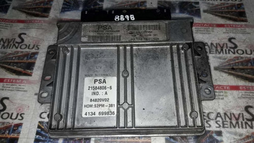 Calculator Motor PEUGEOT C3 9654528480 / 9642222380 / HOM S2PM-381 / HOM S2PM 381 / HOMS2PM381 / 215...
