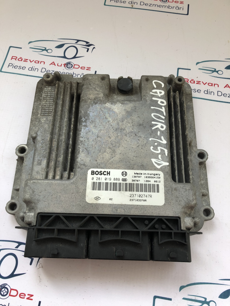 Calculator motor Renault Captur 1.5 Motorina 2015, 237102747R