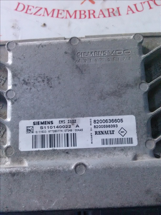 Calculator motor RENAULT CLIO 1.4B an fabr. 2007