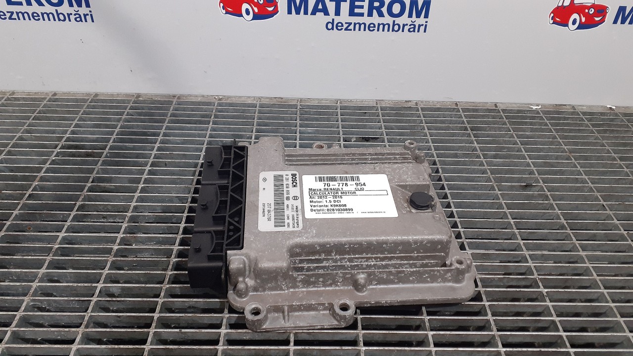 CALCULATOR MOTOR RENAULT CLIO 1.5 DCI - (2012 2016)