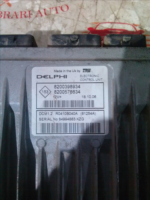 Calculator motor RENAULT CLIO 3 1.5 DCI an fabr 2005