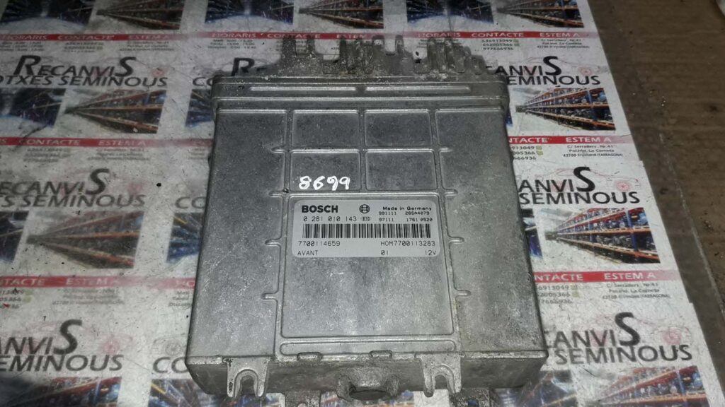 Calculator Motor RENAULT ESPACE 3, 0281010143, 7700114659, HOM 7700113283,