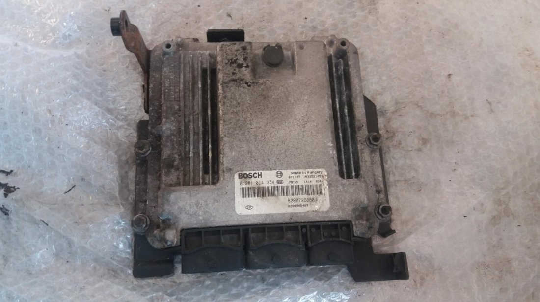 Calculator motor renault laguna 3 2.0 dci 8200726880 0281014354