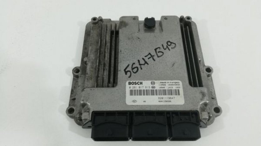 Calculator motor Renault Laguna 3 cod 8201119647 2.0 DCI EURO 5 M9R An 2010 2011 2012 2013 2014 2015