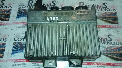 Calculator Motor RENAULT MASTER 3 7700311655 / HOM 7700311739 / HOM7700311739 / 21651078-6E / 216510...