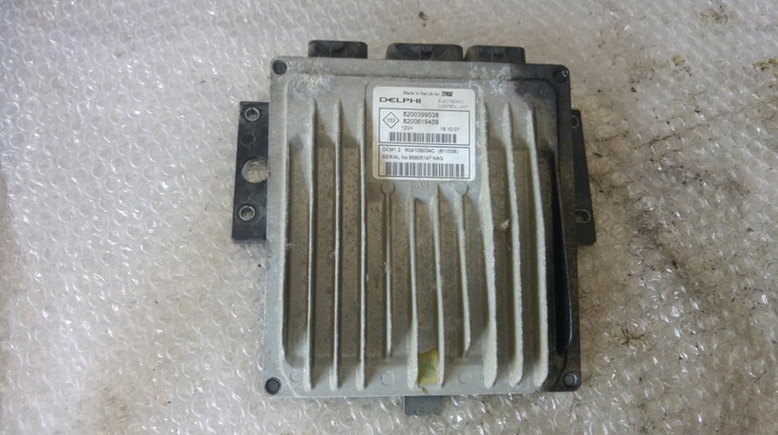 Calculator motor renault megane 2 1.5 dci 2007 8200399038 8200619409