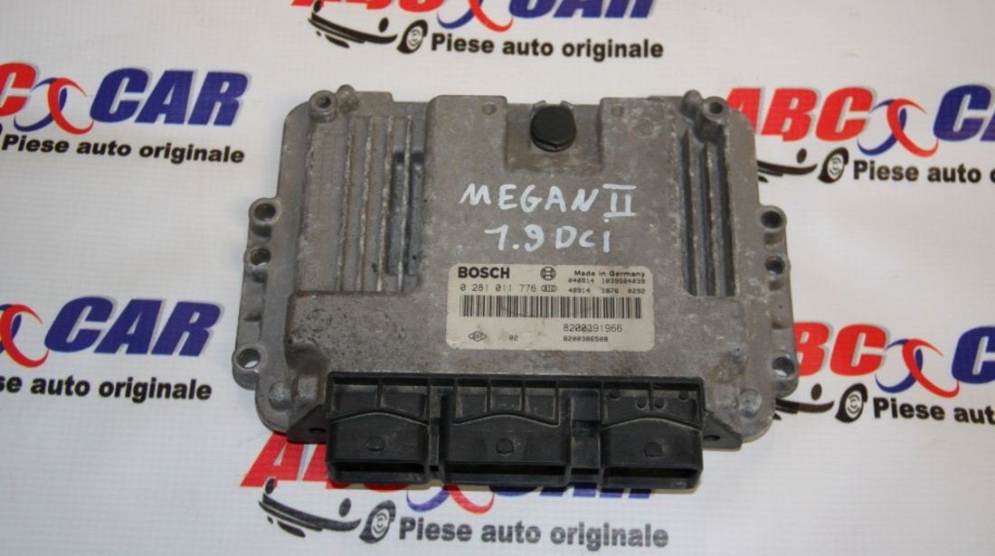 Calculator motor Renault Megane 2 1.9 DCI cod: 0281011776 / 8200391966 model 2007