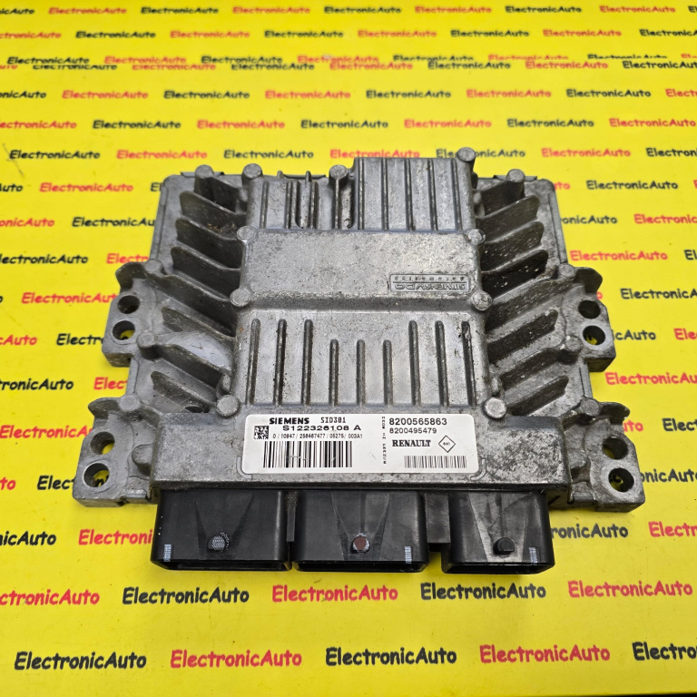 Calculator Motor RENAULT MEGANE, S122326108A, SID301, 8200565863, 8200495479,