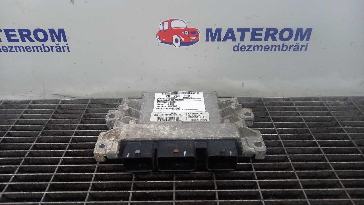 CALCULATOR MOTOR RENAULT MODUS MODUS 1.2 INJ - (2008 2012)