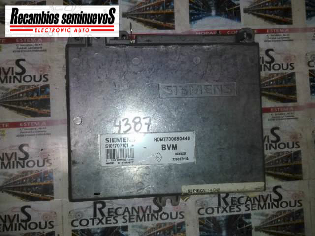 Calculator Motor RENAULT RENAULT S101707101P, HOM 7700850440, 7700271113,