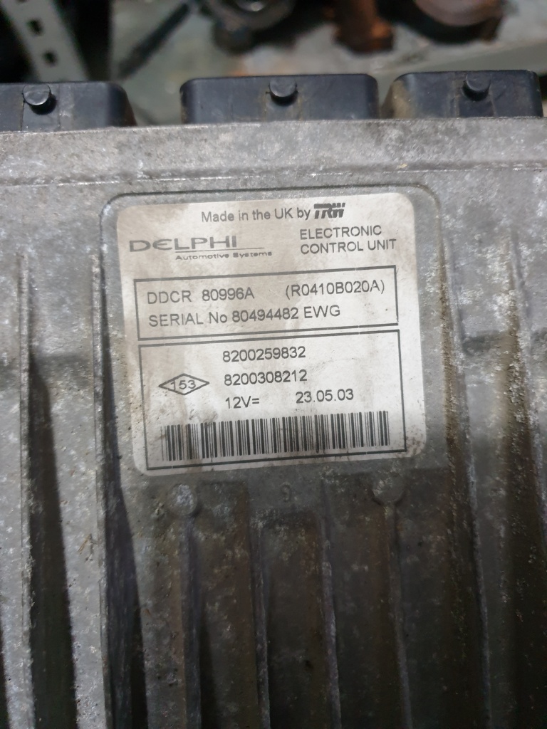 Calculator Motor Renault Scenic 2 an 2004 1.5 dci cod 8200259832