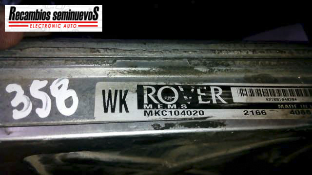 Calculator Motor ROVER ROVER 214 I MKC104020MKC104020