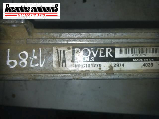 Calculator Motor ROVER ROVER 214 MKC101770MKC101770