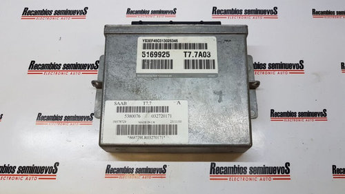 Calculator Motor SAAB SAAB SAAB -CUALQUIER MODELO- 09378729 / 5169925 / 5380076 / T7.7A03 / T7 7A03 ...