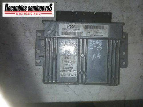 Calculator Motor SAGEM CITROEN C3 9653106180 / 9642222380 / HOM S2PM-385 / HOM S2PM 385 / HOMS2PM385...