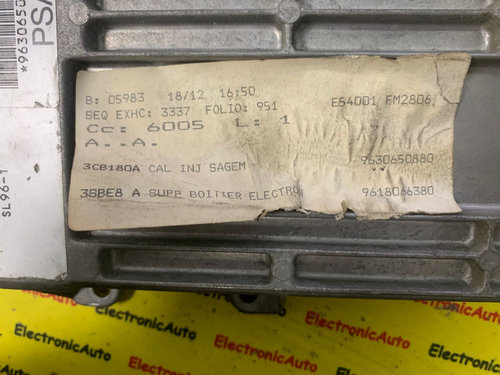 Calculator Motor SAGEM CITROEN CITROEN -CUALQUIER MODELO- 96 306 508 80 / 9630650880 / 216230573C96 ...