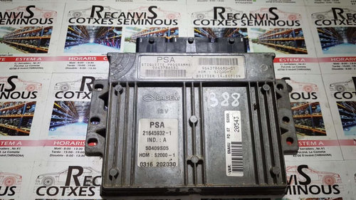 Calculator Motor SAGEM CITROEN XSARA 9643786580 / 96437866809643786580 / 9643786680