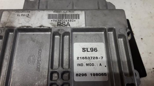 Calculator Motor SAGEM PEUGEOT 406 9636006880 / 21653728-7 / 21653728 7 / 216537287 / SL96 3 / SL963...