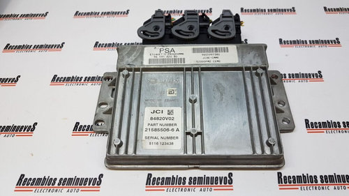 Calculator Motor SAGEM PEUGEOT 407 96 595 620 80 / 9659562080 / 9655997380 / S2000PM2 / 84820V02 / 2...