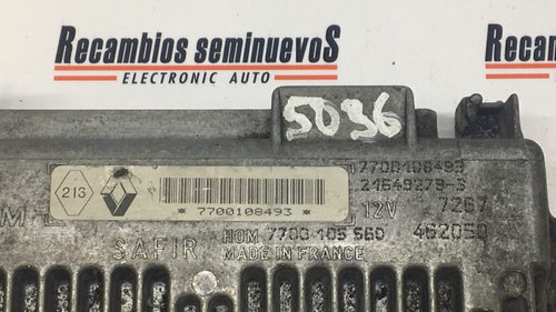 Calculator Motor SAGEM RENAULT TWINGO 7700108493 / HOM 7700105560 / HOM7700105560 / 21649279-3 / 216...