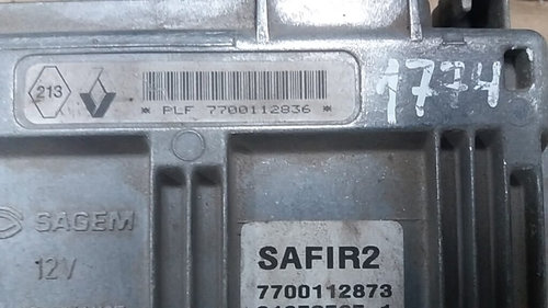 Calculator Motor SAGEM RENAULT TWINGO 7700112836 / 77001128737700112836 / 7700112873