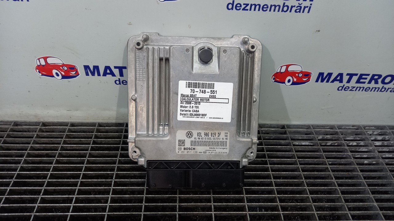 CALCULATOR MOTOR SEAT EXEO 2.0 TDI - (20