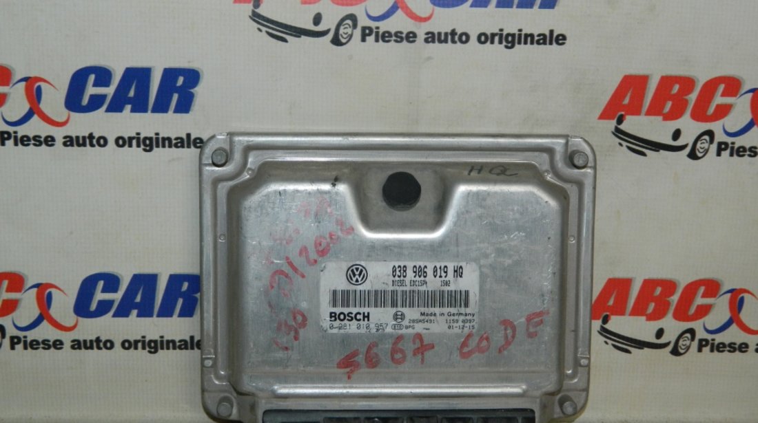 Calculator motor Seat Ibiza 1.9 TDI cod: 038906019HQ