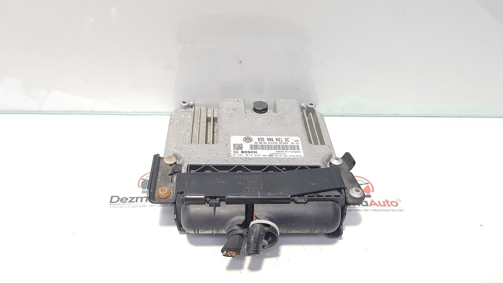 Calculator motor, Seat Leon (1P1) 1.9 tdi, BXE, cod 03G906021SC, 0281014422 (id:361397)