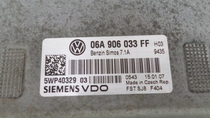 Calculator motor Seat Toledo 3, 1.6b, 06A906033FF