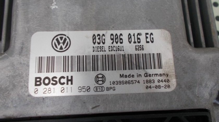 Calculator motor Seat Toledo 3, 2.0tdi, 03G906016EG