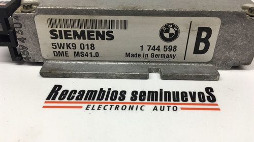 Calculator Motor SIEMENS BMW 320 1 744 598 / 1744598 / 5WY9 018 / 5WY9018 / MS41 0 / MS4101 744 598 ...