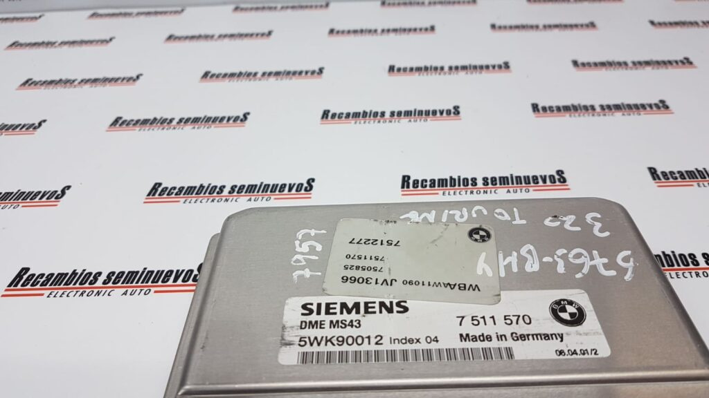 Calculator Motor SIEMENS BMW E46, 7511570, 5WK90012, DME MS43,