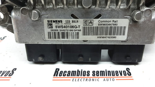 Calculator Motor SIEMENS CITROEN XSARA 5WS40106G-T / 5WS40106G T / 5WS40106GT / SID 801A / SID801A /...