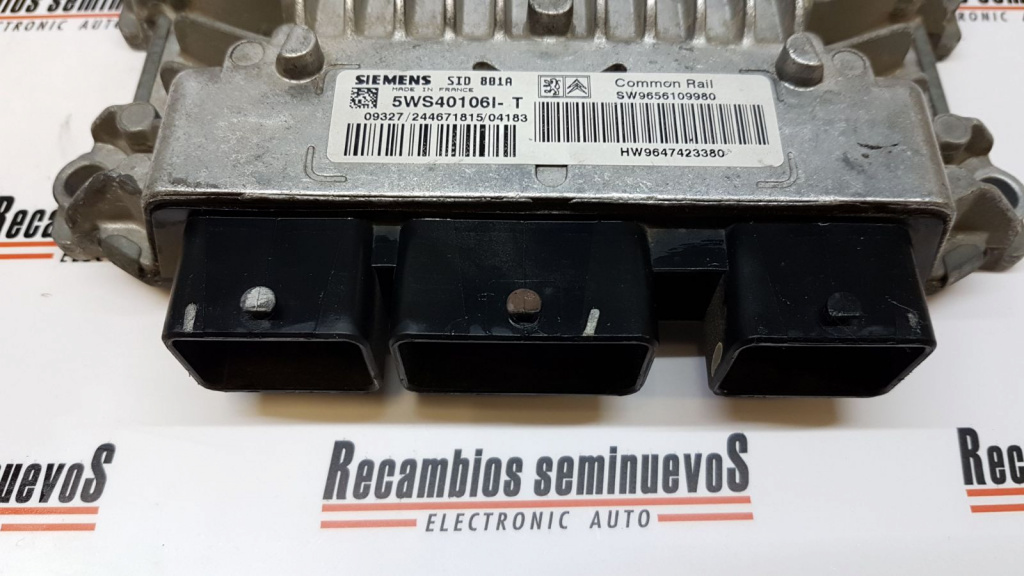 Calculator Motor SIEMENS CITROEN XSARA, 5WS40106IT, SID801A, 9656109980, 9647423380,