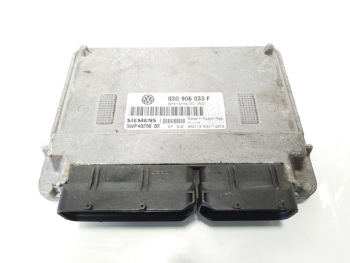 Calculator motor Siemens, cod 03D906033F, 5WP40298, Vw Polo (9N) 1.2 b, BMD (id:483408)