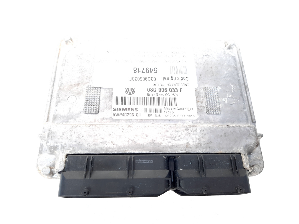 Calculator motor Siemens, cod 03D906033F, Skoda Fabia 1 Combi (6Y5), 1.2 benz, BMD (idi:549718)