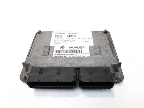 Calculator motor Siemens, cod 03D906033F, Skoda Fabia 1 Combi (6Y5), 1.2 benz, BMD (idi:549677)
