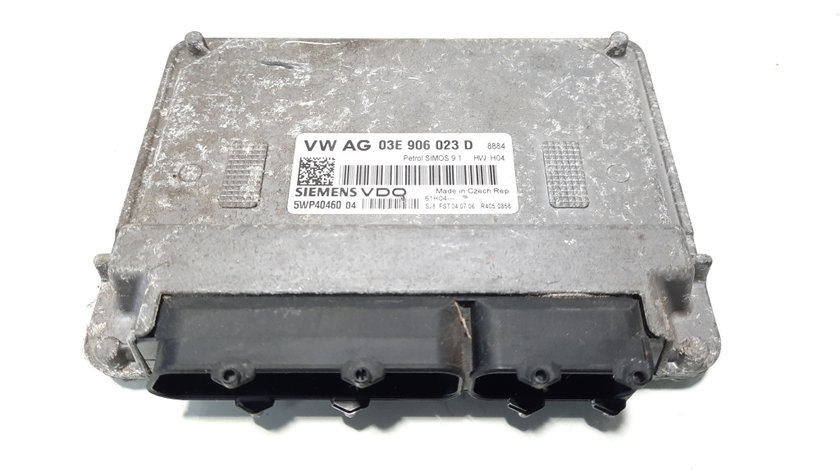 Calculator motor Siemens, cod 03E906023D, Seat Cordoba (6L2), 1.2 benz, BME (idi:483103)