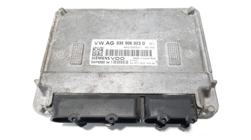 Calculator motor Siemens, cod 03E906023D, VW Polo (9N), 1.2 benz, BME (id:483346)