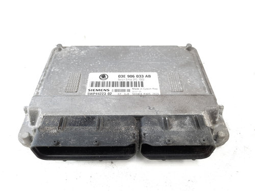 Calculator motor Siemens, cod 03E906033AB, Vw Polo (9N) 1.2 benz, BME (idi:538606)