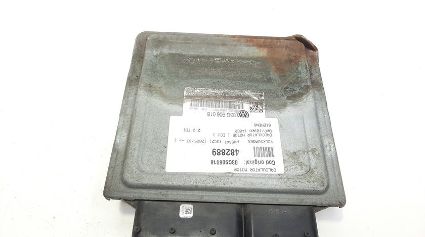 Calculator motor Siemens, cod 03G906018, Vw, 2.0 TDI, BKP (idi:482889)