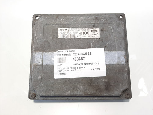 Calculator motor Siemens, cod 2S6A-12A650-SE, Ford Fusion (JU), 1.4 benz, FXJA (idi:483557)