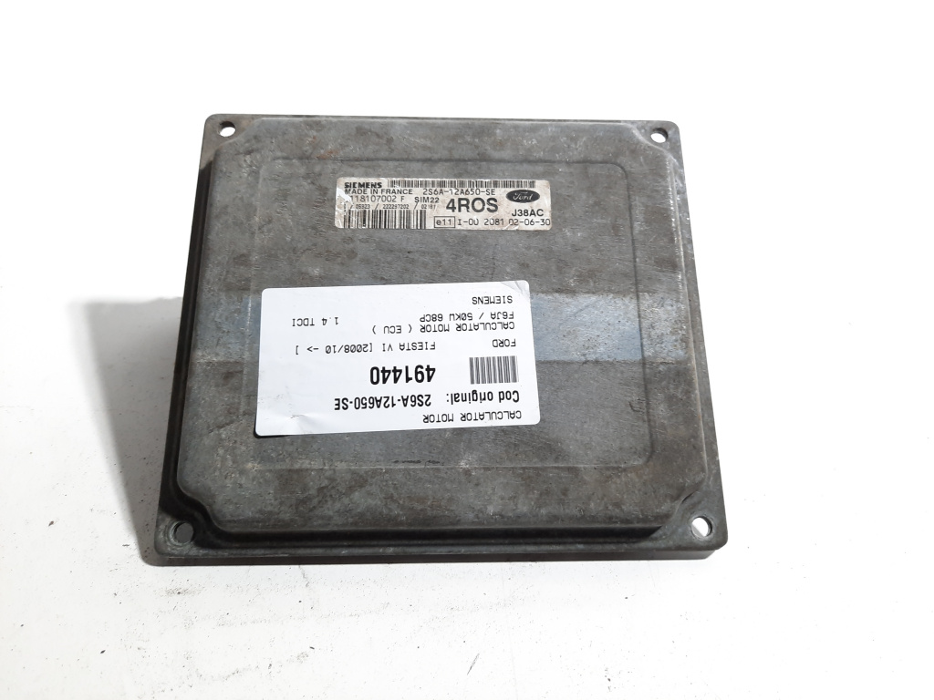 Calculator motor Siemens, cod 2S6A-12A650-SE, Ford Fiesta 6, 1.4 benz, FXJA (id:491440)