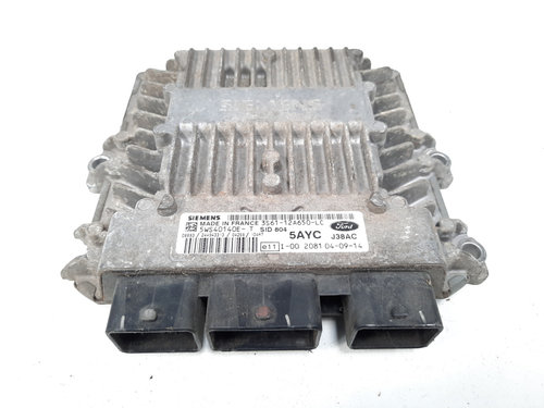 Calculator motor Siemens, cod 3S61-12A650-LC, Ford Fiesta 5, 1.4 TDCI, F6JA (idi:538800)