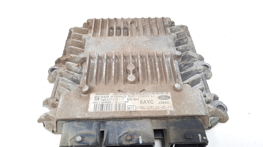 Calculator motor Siemens, cod 3S61-12A650-LC, Mazda 2 (DY), 1.4 TDCI, F6JA (idi:538837)