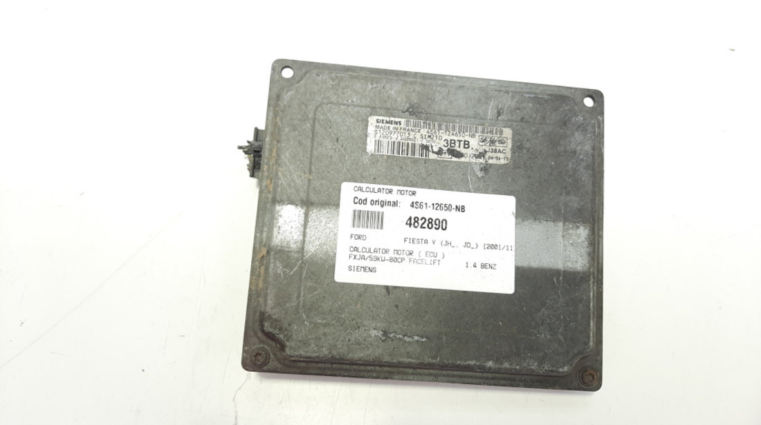 Calculator motor Siemens, cod 4S61-12650-NB, Ford, 1.4 B, FXJA (idi:482890)